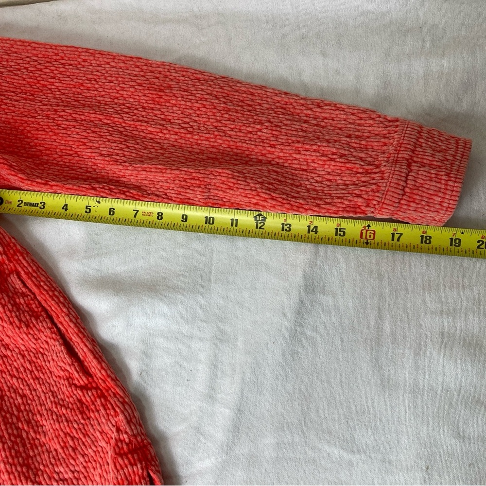 BDG Outfitters Serena Womens Corduroy Faded Shirt Jacket in Coral S-P - Picture 11 of 16